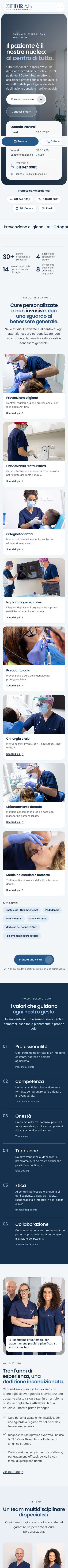 Il nuovo sito su smartphone
